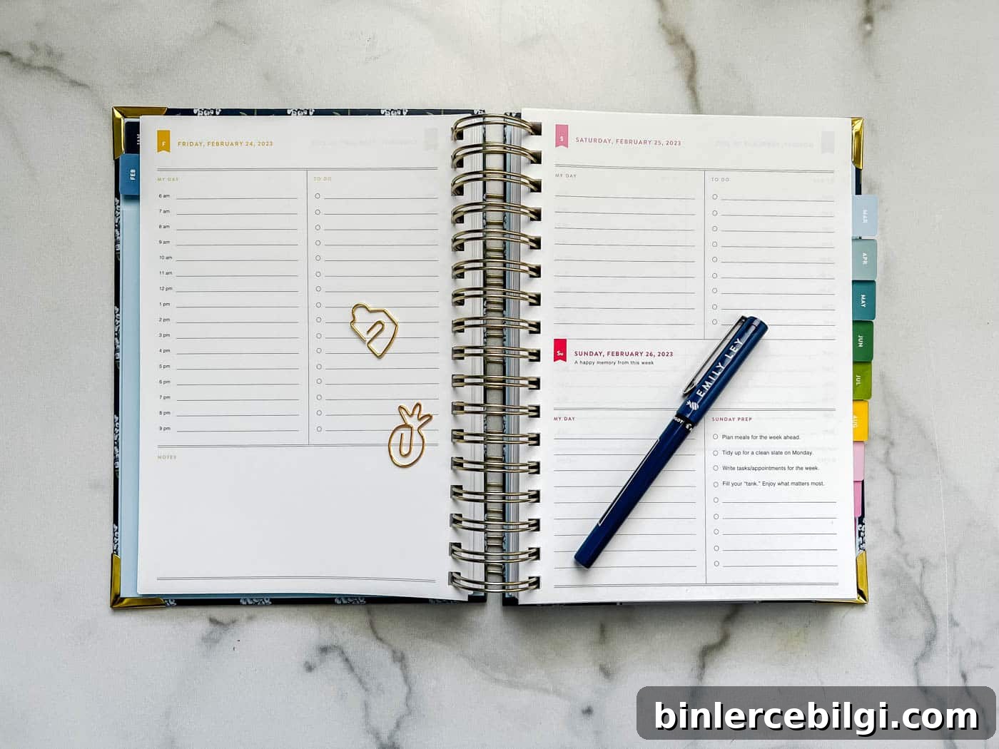 Simplified Planner Weekend Pages