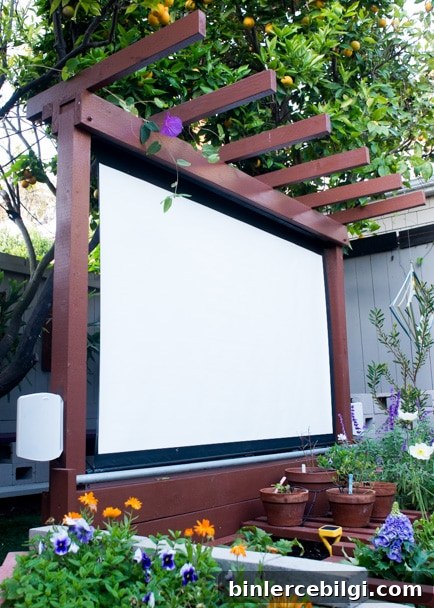 DIY Outdoor Movie Theater
