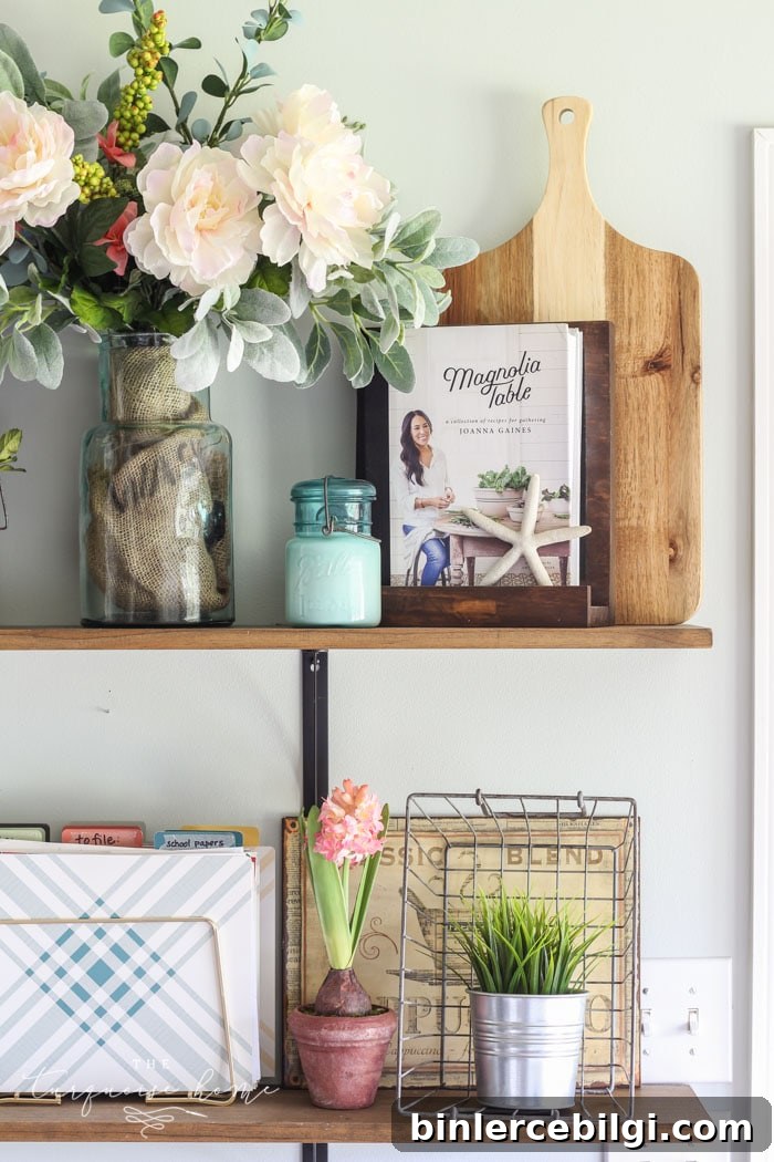 Summer Open Shelves in the Kitchen | Magnolia Table Cookbook 