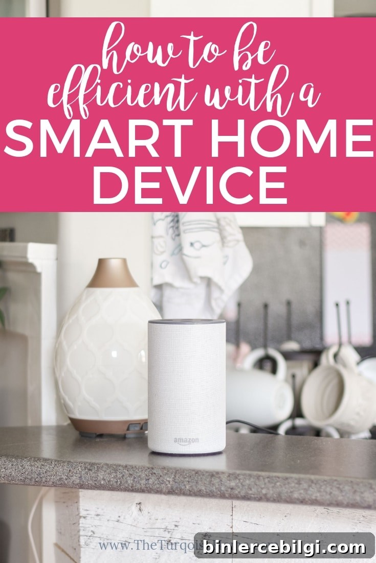 How to be efficient with a smart home device like the Amazon Echo or Google Home
