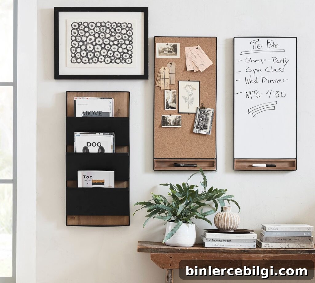 Trenton 3-Piece essential organization set with whiteboard