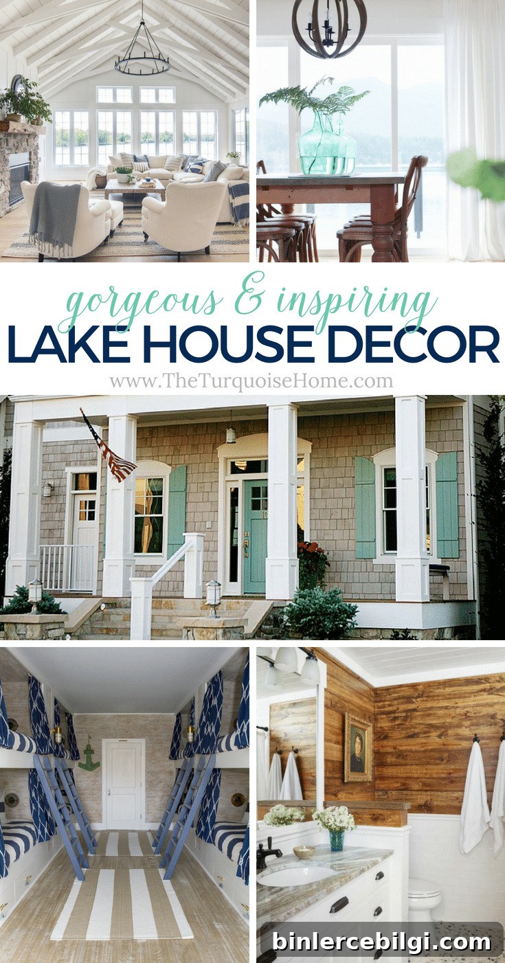 Lake House Decor Ideas for Cozy Waterfront Living 2 gorgeous & inspiring Lake House Decor