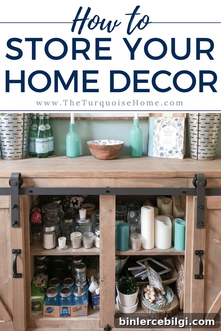Tips for storing home decor!