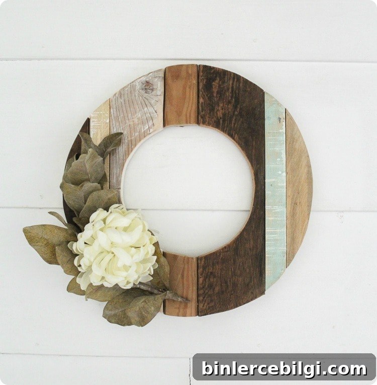 Rustic Wood Fall Wreath