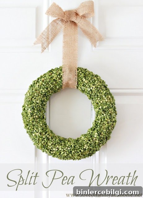 Split Pea Wreath