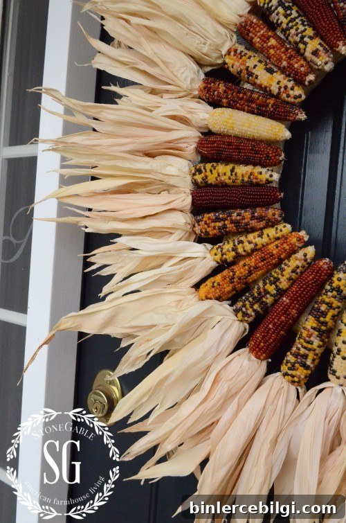 Indian Corn Fall Wreath