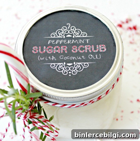 Peppermint Sugar Scrub