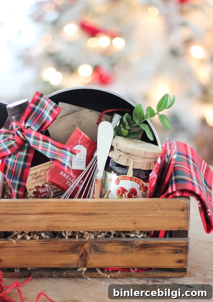 Christmas Breakfast Hostess Basket