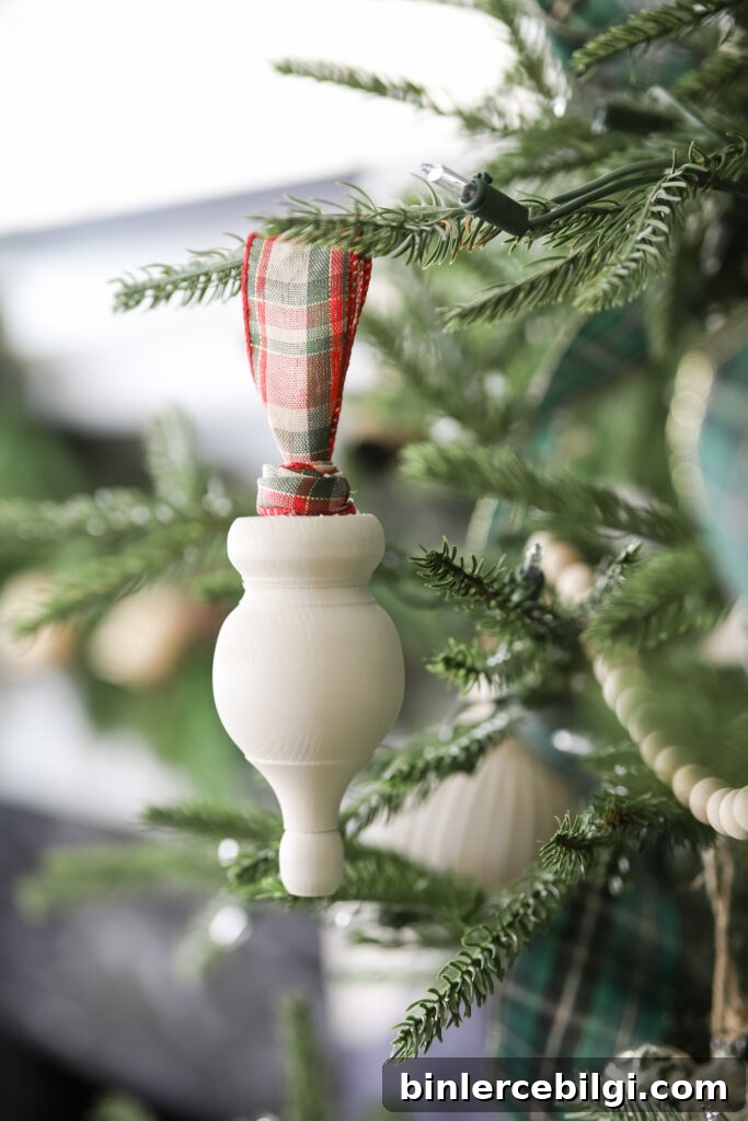 DIY Wood Finial Ornament