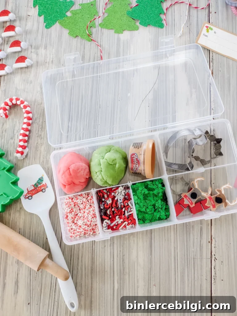 Christmas Cookie Play Dough Kit