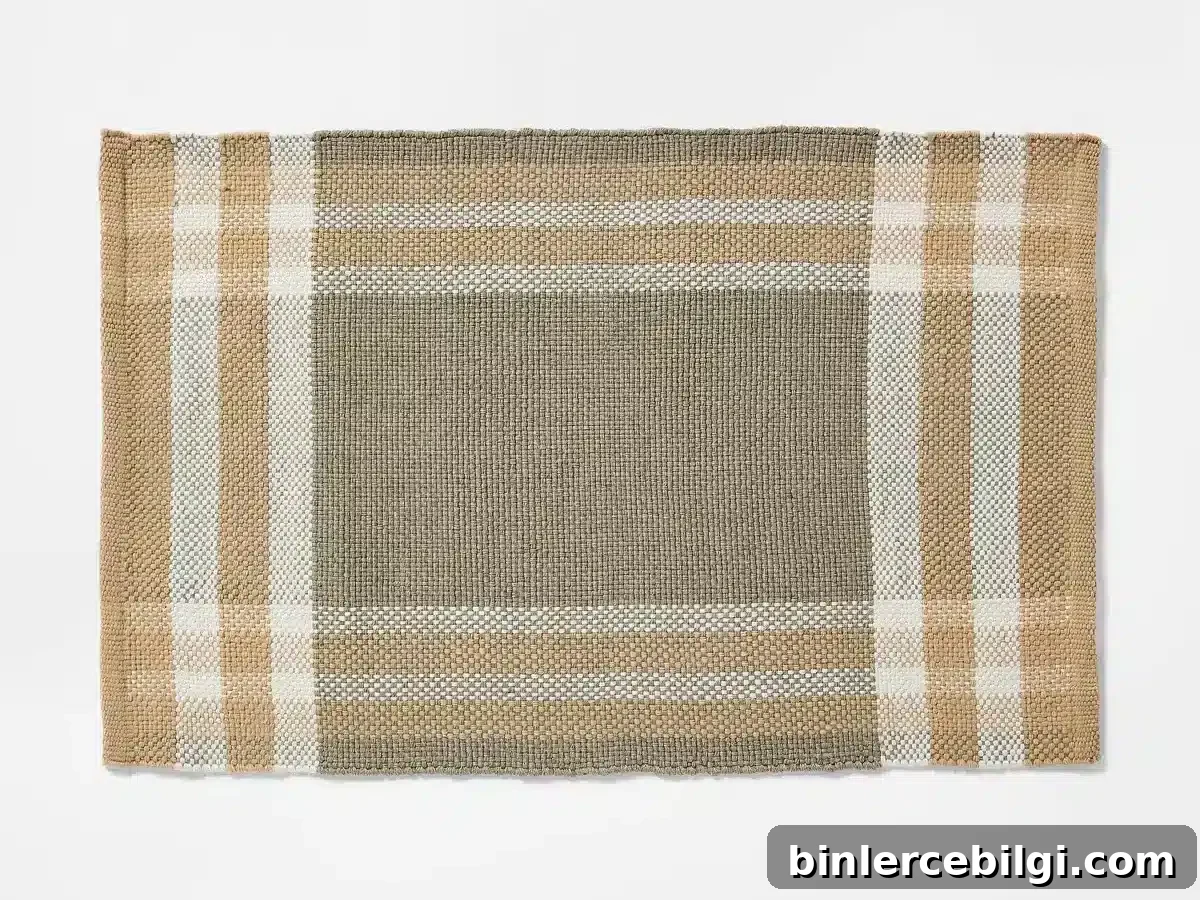 plaid mat