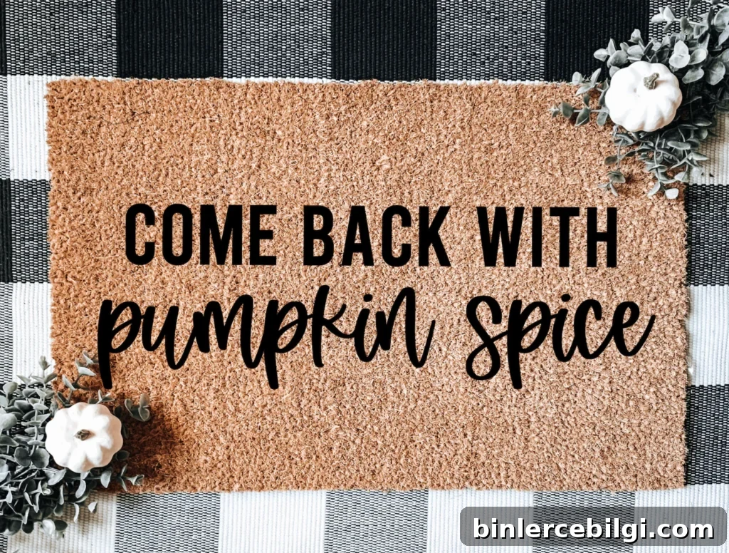 Farm Fresh Pumpkin Fall Doormat