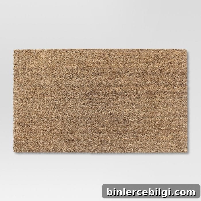 Plain Coir Doormat to Make Your Own!