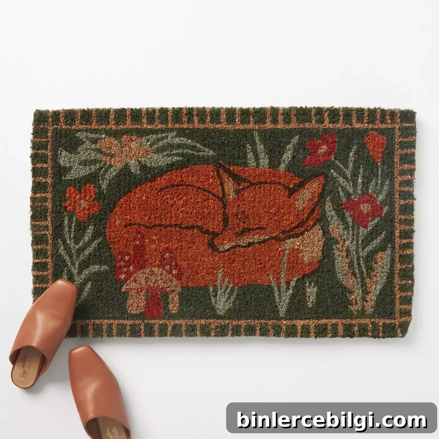 woodland fox doormat