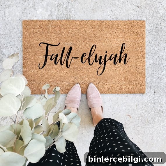 Fall-elujah Doormat