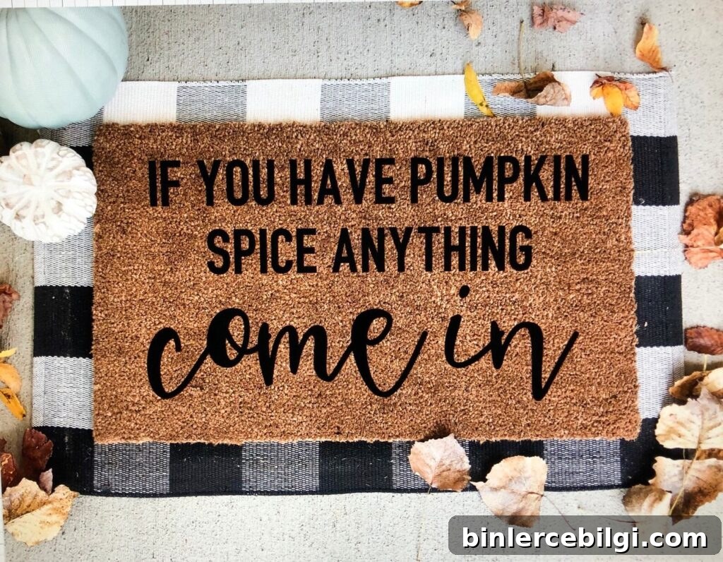 Pumpkin Spice Doormat