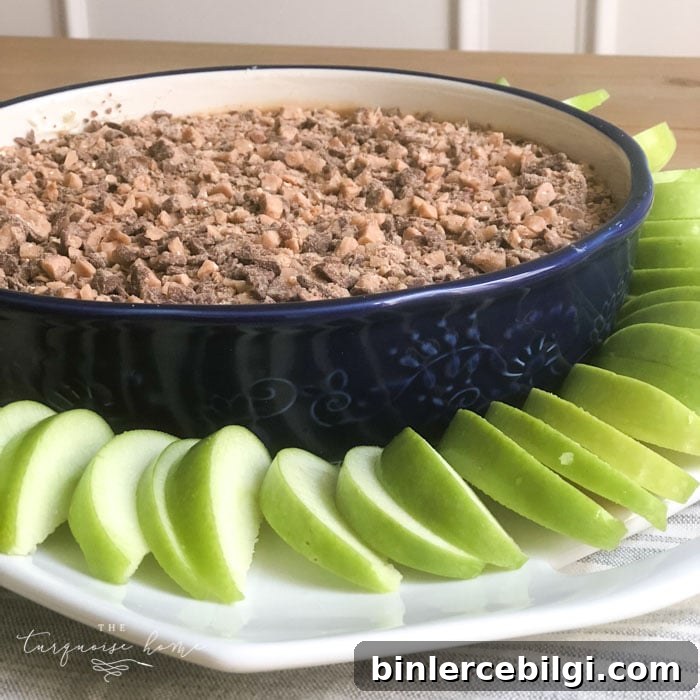 Make this easy Caramel Apple Cream Cheese Spread for your next tailgating event or special occasion.