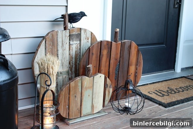 DIY Reclaimed Wooden Pumpkin