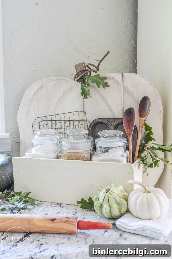 DIY Rustic Pumpkin Stand Box