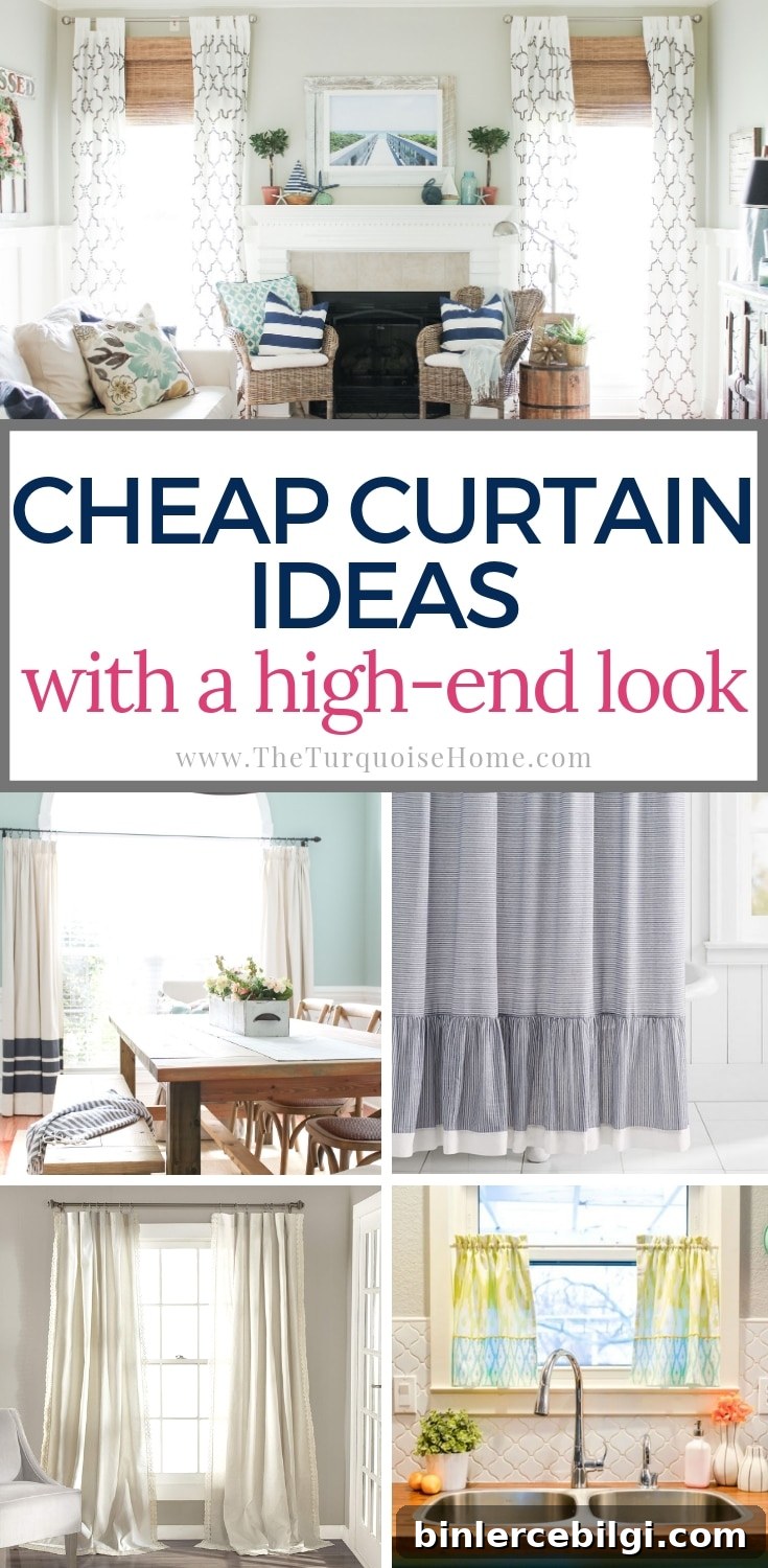Affordable Curtain Ideas to Transform Any Room 2 Cheap Curtain Ideas with a high-end look! #cheaphomedecor #diyhomedecoronabudget #diyhomedecor #cheapdiy #curtains #curtainideas #homedecor #homedecorideas #cheapcurtains #lookforless
