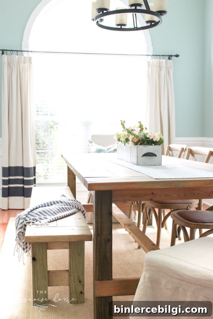 Affordable Curtain Ideas to Transform Any Room 17 Hang curtains high and wide to make the space look bigger and allow the most amount of natural light in!