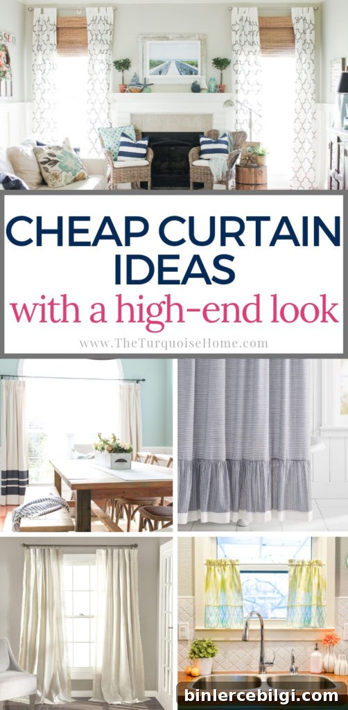 Affordable Curtain Ideas to Transform Any Room 18 Cheap Curtain Ideas with a high-end look! #cheaphomedecor #diyhomedecoronabudget #diyhomedecor #cheapdiy #curtains #curtainideas #homedecor #homedecorideas #cheapcurtains #lookforless