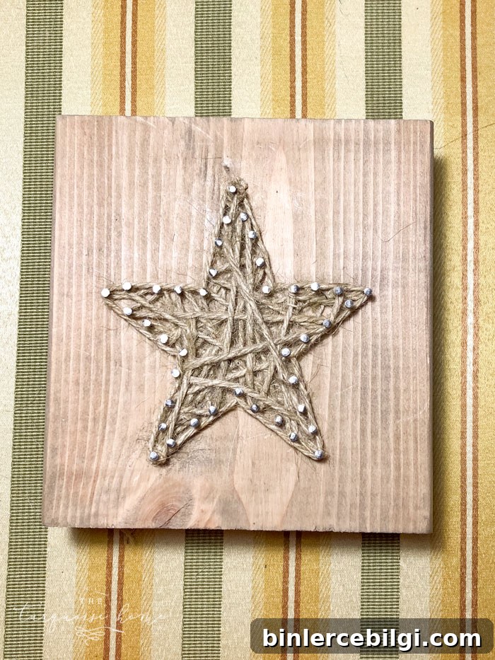 DIY Star String Art