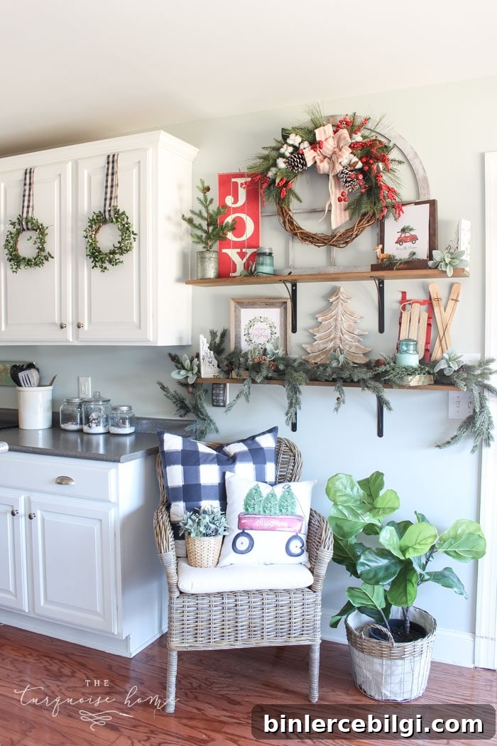 Christmas Kitchen 2018 with 40+ more Christmas Home Tours!