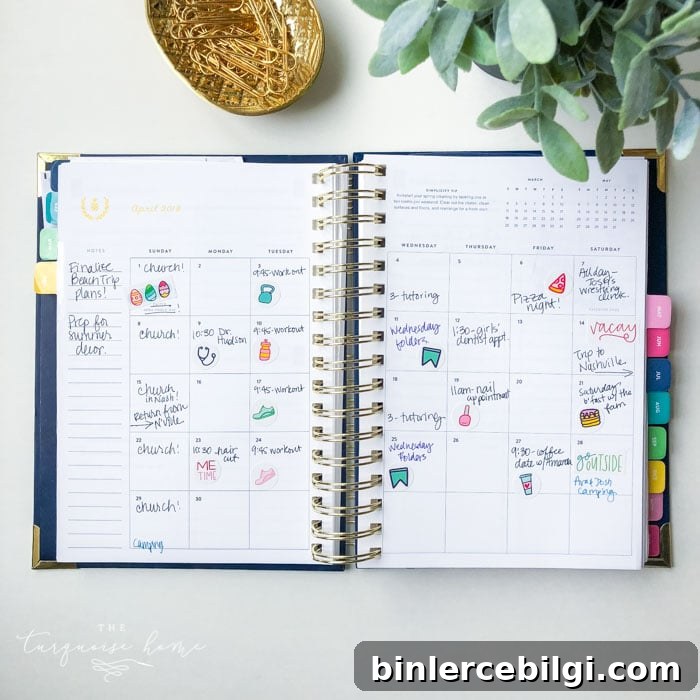 How to use the Emily Ley Simplified Planner monthly pages