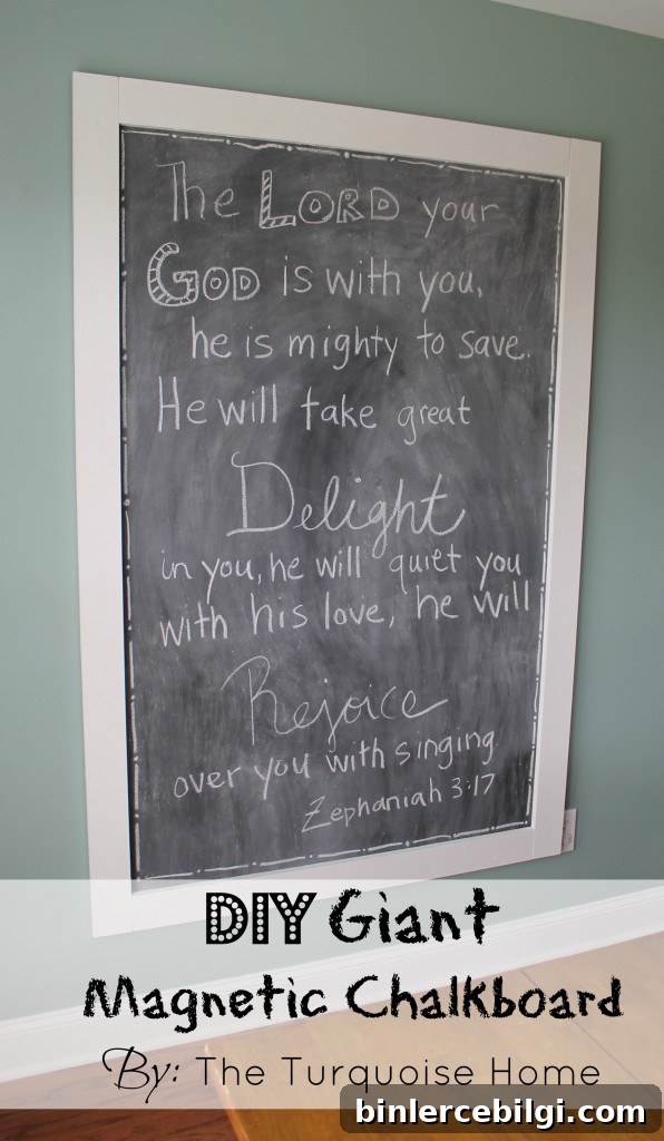 DIY Giant Chalkboard
