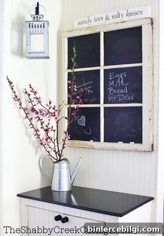 Chalkboard Window
