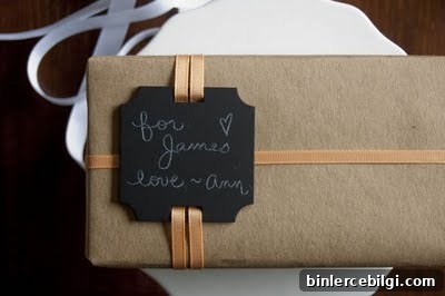 Chalkboard Gift Tags