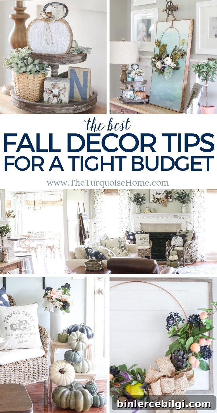 Budget-Friendly Fall Decor Ideas for a Cozy Home 13 The Best Fall Decor Tips for a Tight Budget! | Budget-friendly Fall Decorating Ideas | Fall Home Tour 2018