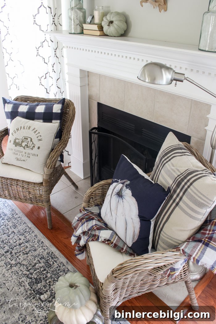 Budget-Friendly Fall Decor Ideas for a Cozy Home 5 Beautiful, simple fall harvest mantel decor!