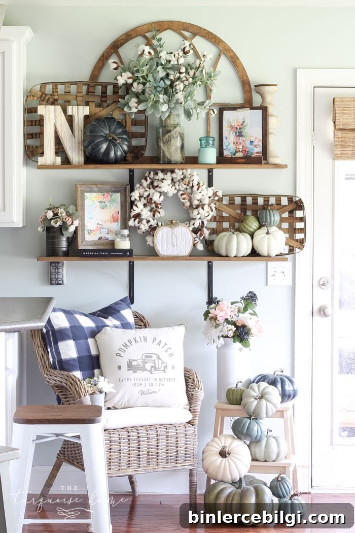 Kitchen Fall Home Tour at The Turquoise Home