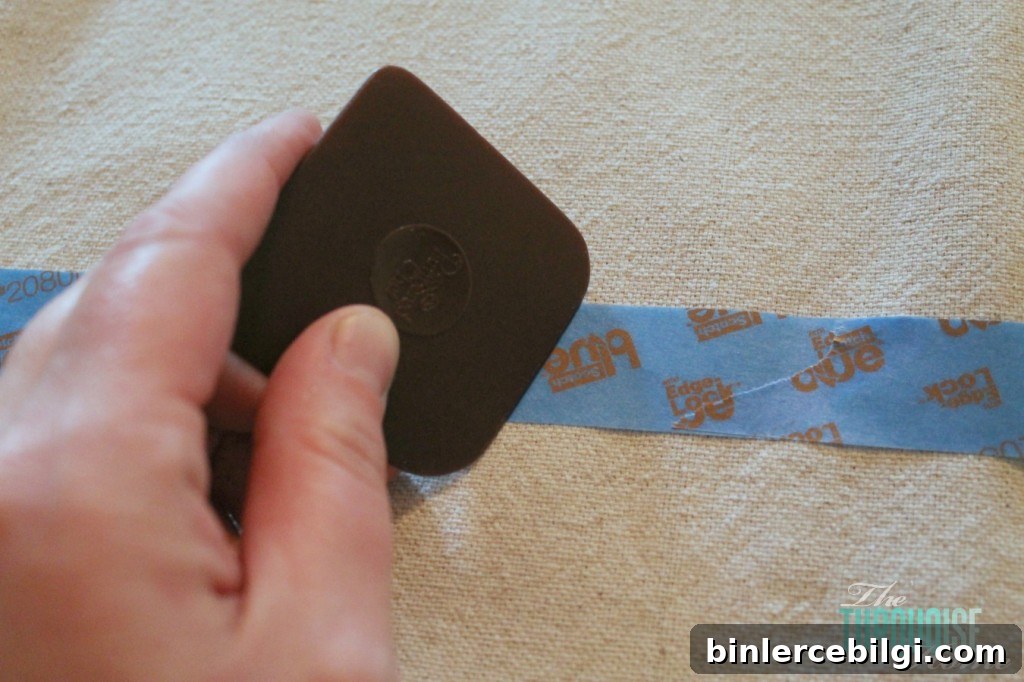 DIY Painted Drop Cloth Curtains | TheTurquoiseHome.com