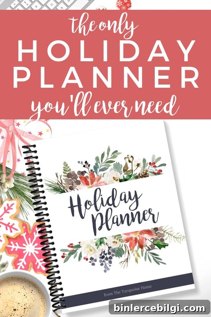Holiday Planner Printable Binder: Organize Your Holiday Season 2 Holiday Planner Printable Binder Pages