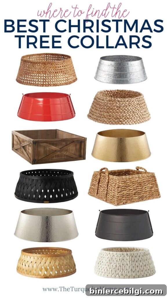 The Best Christmas Tree Collar Ideas for Your Home