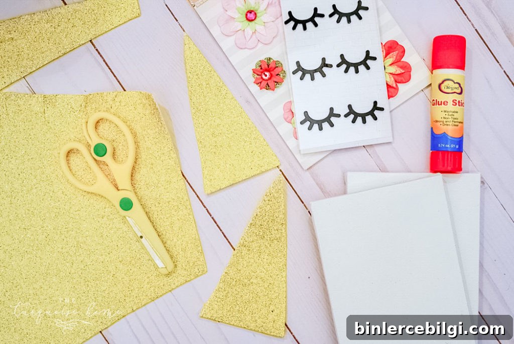 DIY Canvas Unicorn Craft - super easy and just 5 steps!