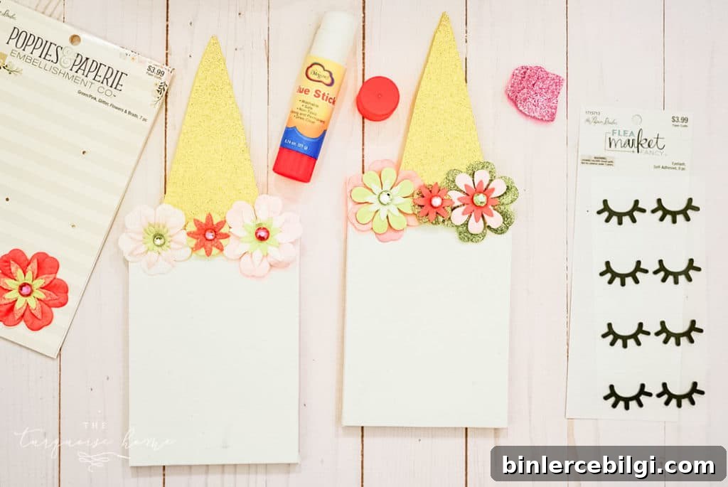 DIY Canvas Unicorn Craft - super easy and just 5 steps!