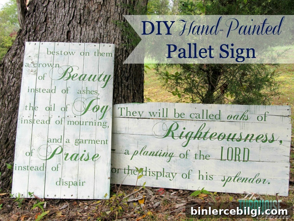 DIY Pallet Signs