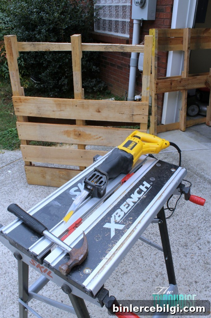 how to remove pallet boards