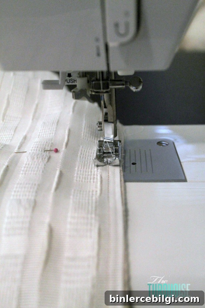 DIY Easy Pleated Curtains