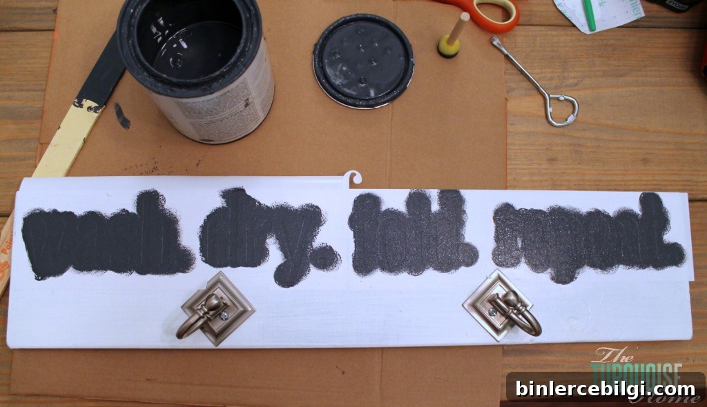DIY Ironing Board Hanger