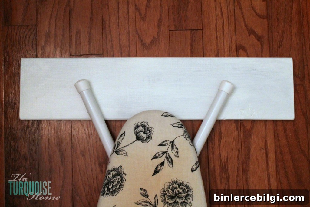 DIY Ironing Board Hanger