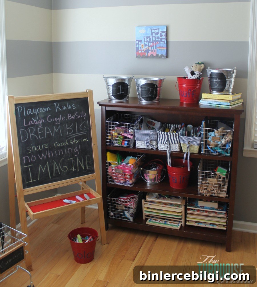 Turn Your Formal Dining Room into a Kid-Friendly Playroom 9 Formal Dining Room to Functional Play Room | TheTurquoiseHome.com