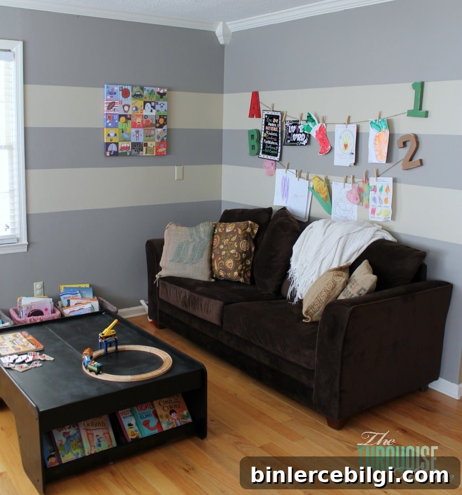 Turn Your Formal Dining Room into a Kid-Friendly Playroom 7 Formal Dining Room to Functional Play Room | TheTurquoiseHome.com