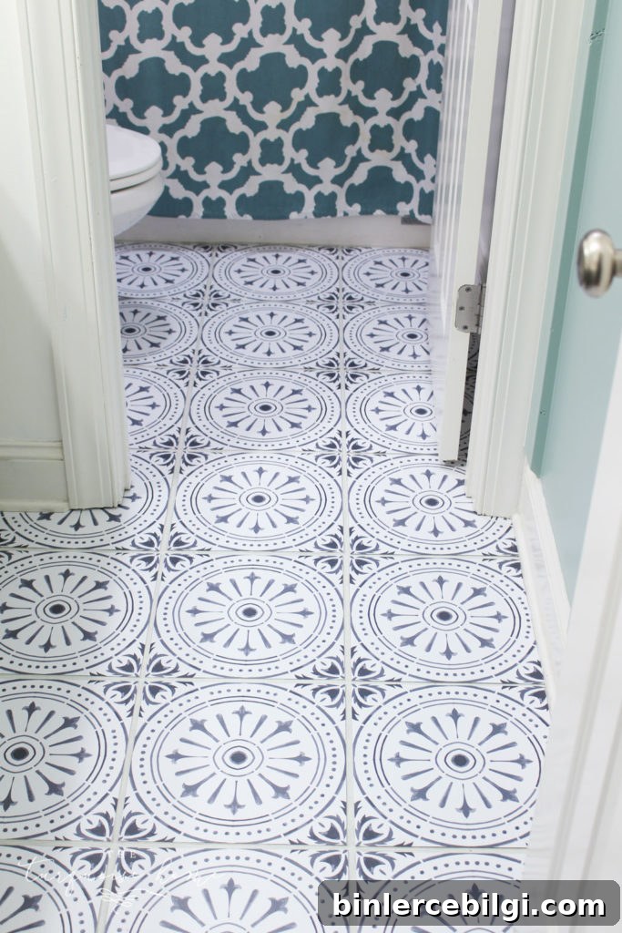 DIY Peel and Stick Vinyl Tile Flooring --> gorgeous cheap DIY flooring option