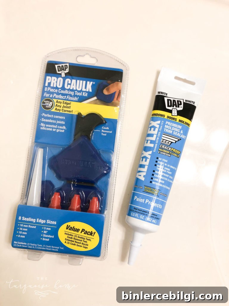 DIY Board and Batten -->> caulking the seams