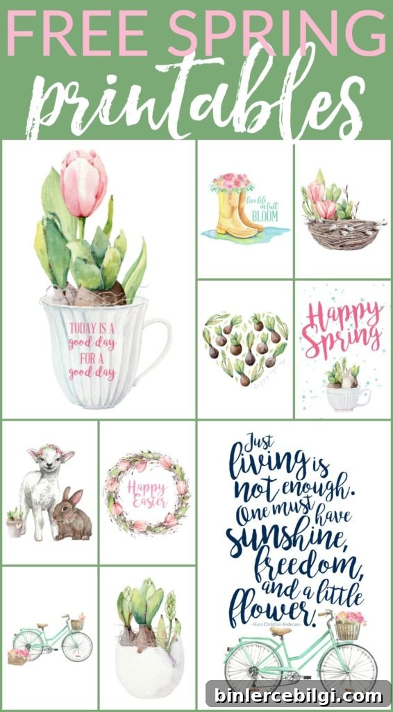 10 Free Spring Printables